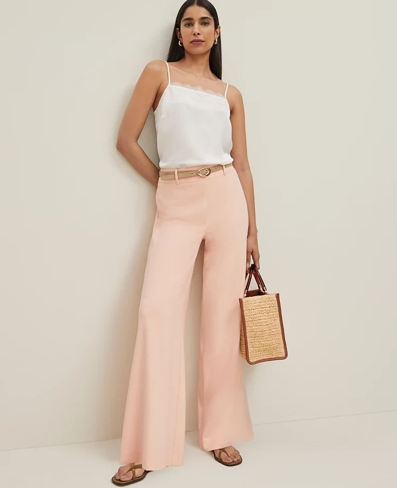 Ann Taylor The Statement Palazzo Pant Melange Women's