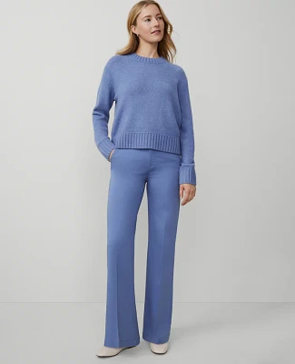 Ann Taylor Petite Weekend Collection Trouser Pant Sateen Women's