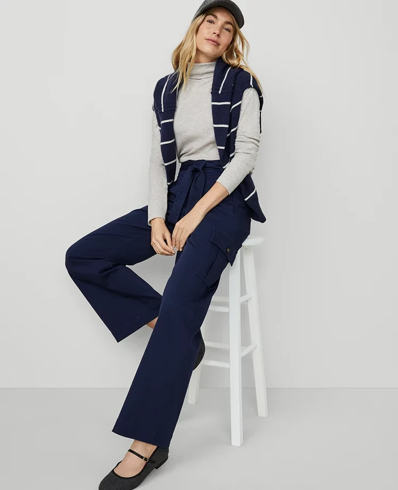 Ann Taylor Straight Leg Cargo Pant Women's