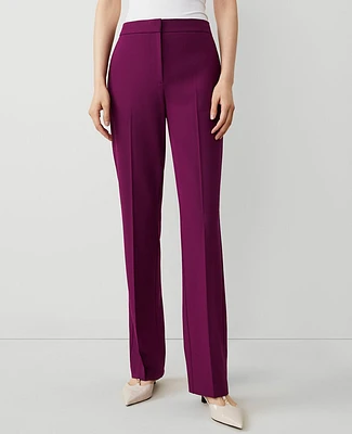 Ann Taylor The Petite High Rise Skinny Trouser Pant in Bi-Stretch Size 4 Plum Burst Women's