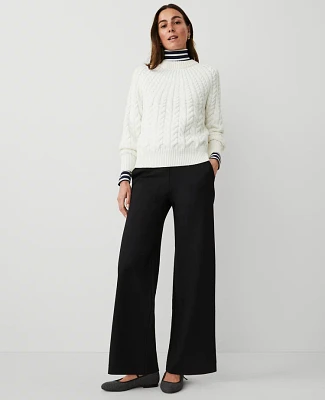 Ann Taylor Weekend Collection Ponte Straight Leg Pant Women's