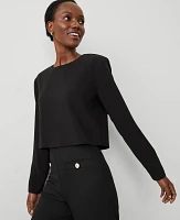 Ann Taylor Crew Neck Blouse Women's