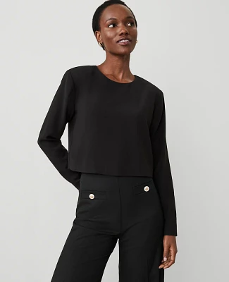 Ann Taylor Crew Neck Blouse Women's