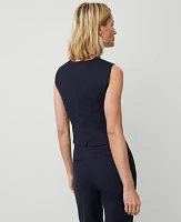 Ann Taylor The Tailored Vest Stretch Cotton Women's