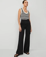 Ann Taylor Weekend Collection Trouser Pant Sateen Women's