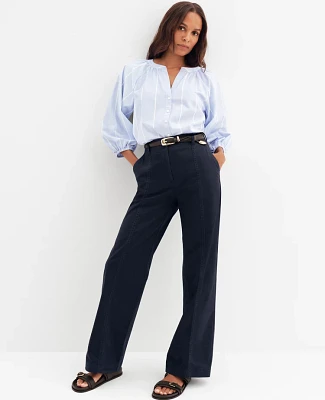 Ann Taylor Weekend Collection Belted Utility Pant Women's