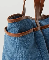 Ann Taylor Weekend Collection Denim Mini Tote Bag Soft Denim Blue Women's