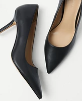 Ann Taylor Mae Leather Pumps Women's