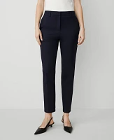 Ann Taylor The Petite High Rise Everyday Ankle Pant Stretch Cotton - Curvy Fit Women's