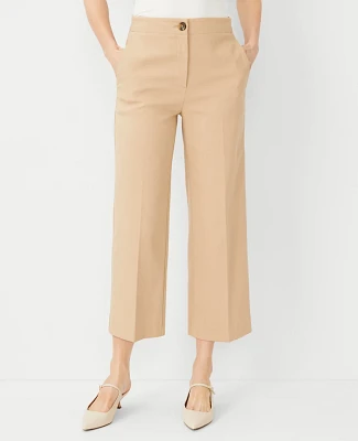 Ann Taylor The Petite Kate Wide Leg Crop Pant - Curvy Fit Women's