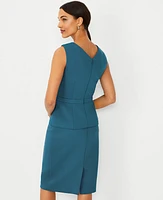 Ann Taylor The Petite Double V Top in Double Knit Size 0 Dragonfly Women's