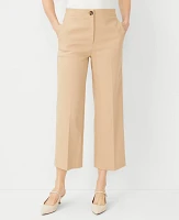 Ann Taylor The Kate Wide Leg Crop Pant - Curvy Fit Women's