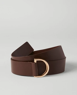 Ann Taylor D-Ring Belt Size S/M Brown Women's