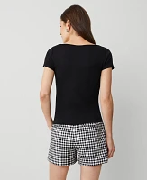Ann Taylor Square Neck T-Shirt Women's