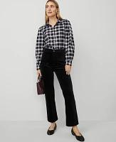 Ann Taylor Petite Weekend Collection Stretch Velvet Patch Pocket Pant Women's