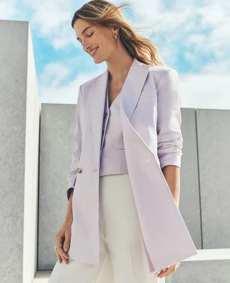 Ann Taylor Modern Blazer Size 10 Orchid Hush Women's