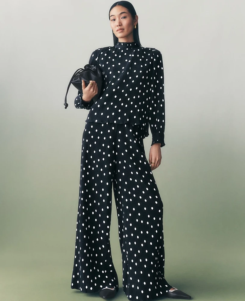 Ann Taylor The Easy Wide-Leg Pant Size XS Black Women's