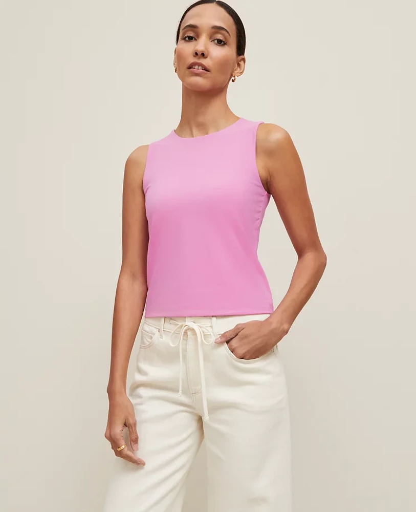 Ann Taylor Crew Neck Shell Top Women's