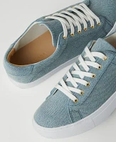 Ann Taylor Weekend Collection Denim Sneakers Soft Blue Women's