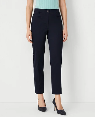 Ann Taylor The Petite Cotton Crop Pant - Curvy Fit Women's