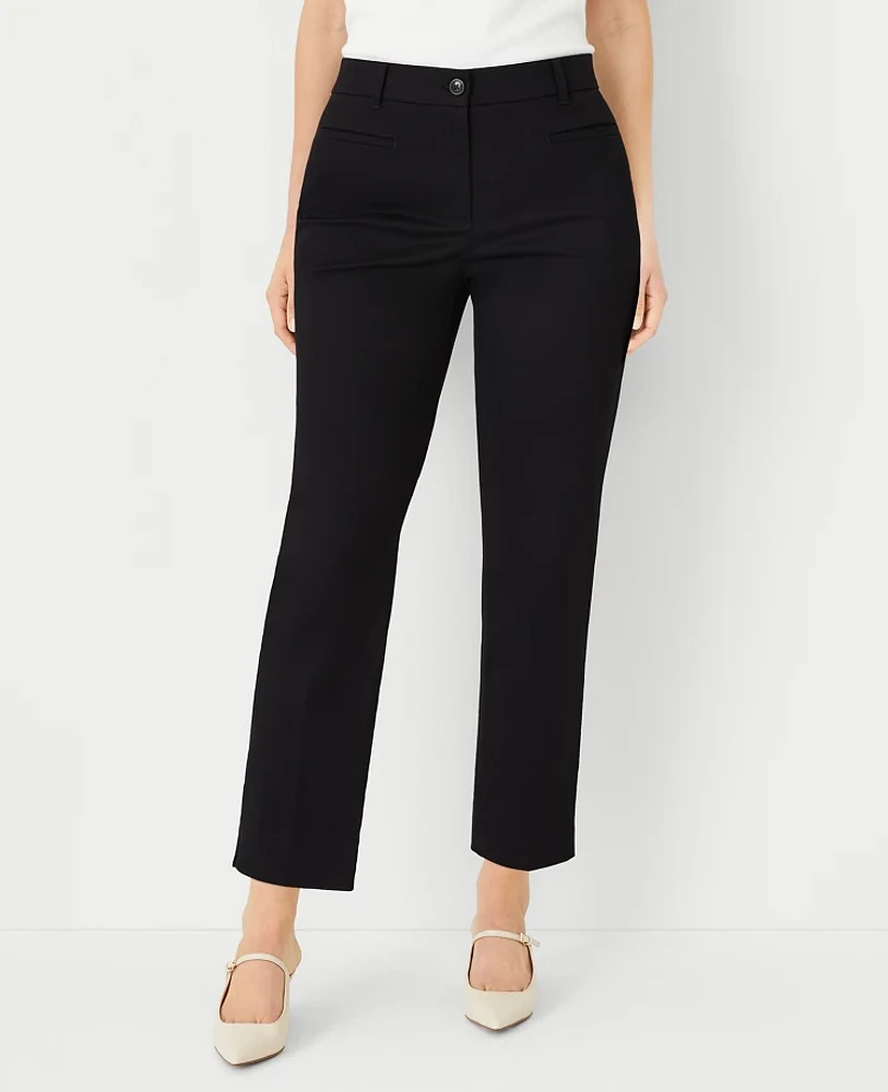 Ann Taylor The Petite Cotton Crop Pant - Curvy Fit Women's