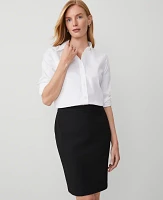 Ann Taylor Tall Relaxed Perfect Shirt White Women's