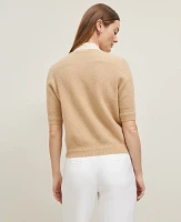 Ann Taylor Blouson Sleeve Stitch Cardigan Women's