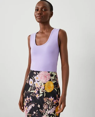 Ann Taylor Modern Scoop Neck Tank Top Women's