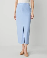 Ann Taylor The Petite Trouser Column Midi Skirt Women's