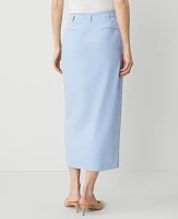 Ann Taylor The Petite Trouser Column Midi Skirt Women's