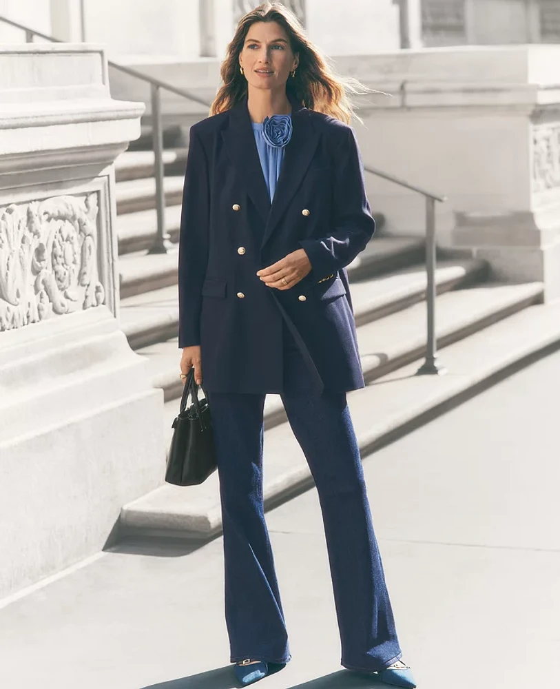 Ann Taylor Petite Modern Blazer Night Sky Women's