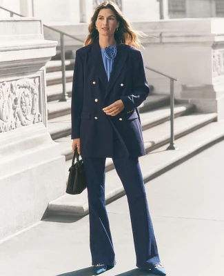 Ann Taylor Petite Modern Blazer Night Sky Women's