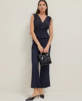 Ann Taylor Gathered Tie Top Women's