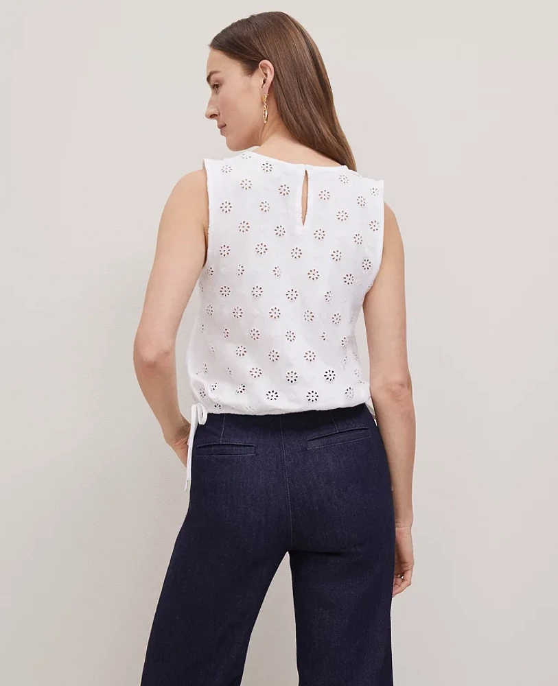 Ann Taylor Weekend Collection Bubble Hem Top Women's