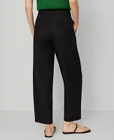 Ann Taylor Seamed Barrel Pant Black Women's