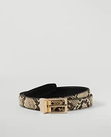 Ann Taylor Reversible Belt Black Multi Women's