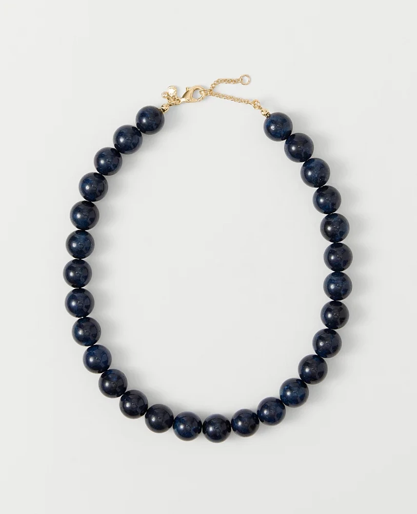 Ann Taylor Stone Statement Necklace Night Sky Women's