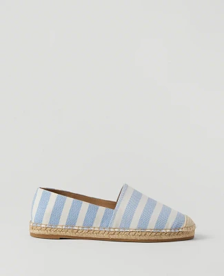Ann Taylor Weekend Collection Espadrille Slide Sandals Zephyr Blue Women's