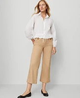Ann Taylor Weekend Collection Sateen Patch Pocket Pant Women's
