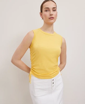Ann Taylor Petite Weekend Collection Side-Tie Tank Top Women's