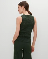Ann Taylor Open Stitch Sweater Shell Top Women's