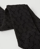 Ann Taylor Eyelet Skinny Scarf Women's