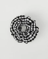 Ann Taylor Gingham Scrunchie Black Women's