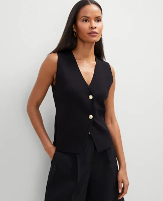 Ann Taylor V-Neck Sweater Vest Women's