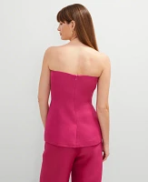 Ann Taylor Studio Collection Strapless Vest Bright Petunia Women's