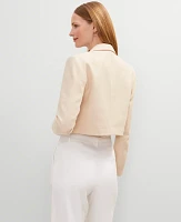 Ann Taylor Petite Blazer Jacket Pique Sands Edge Women's