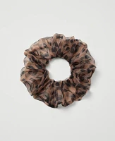 Ann Taylor Cheetah Scrunchie Brown Multi Women's