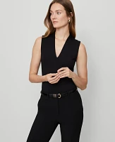 Ann Taylor Sleeveless V-Neck Top Women's