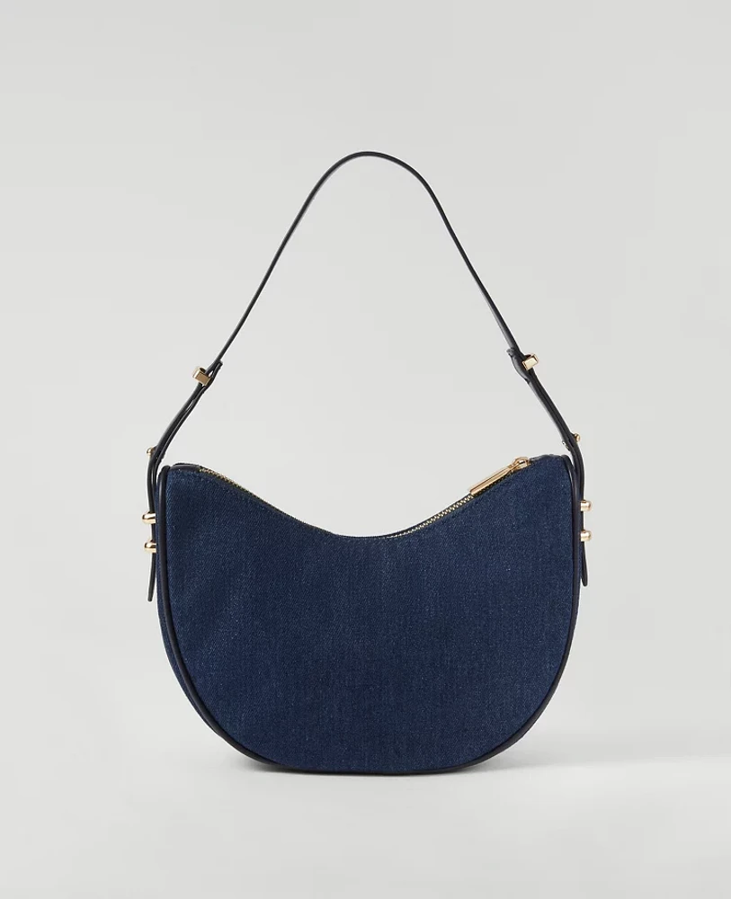 Ann Taylor Small Shoulder Bag Dark Denim Women's