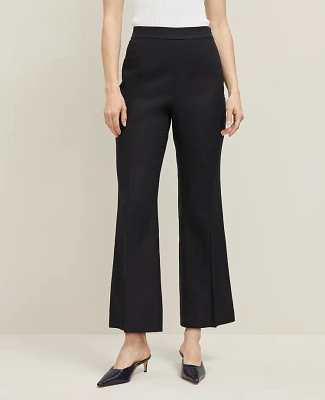 Ann Taylor The Petite Flare Ankle Pant Linen Blend — Curvy Fit Women's